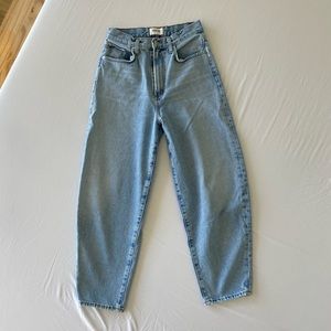 AGOLDE Balloon Ultra High Rise Curved Taper in Zone